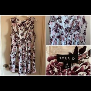 Torrid Floral Shirt Dress